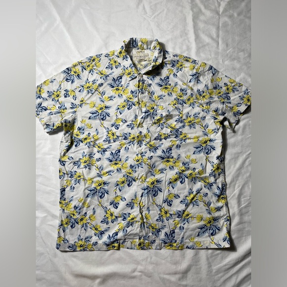 Denim and Supply Ralph Lauren Floral Hawaiian Print Button down shirt men Sz XL - Picture 4 of 8